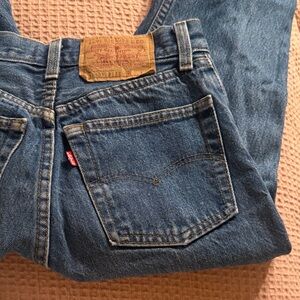 Levi's Classic Blue Jeans with Signature Patch
